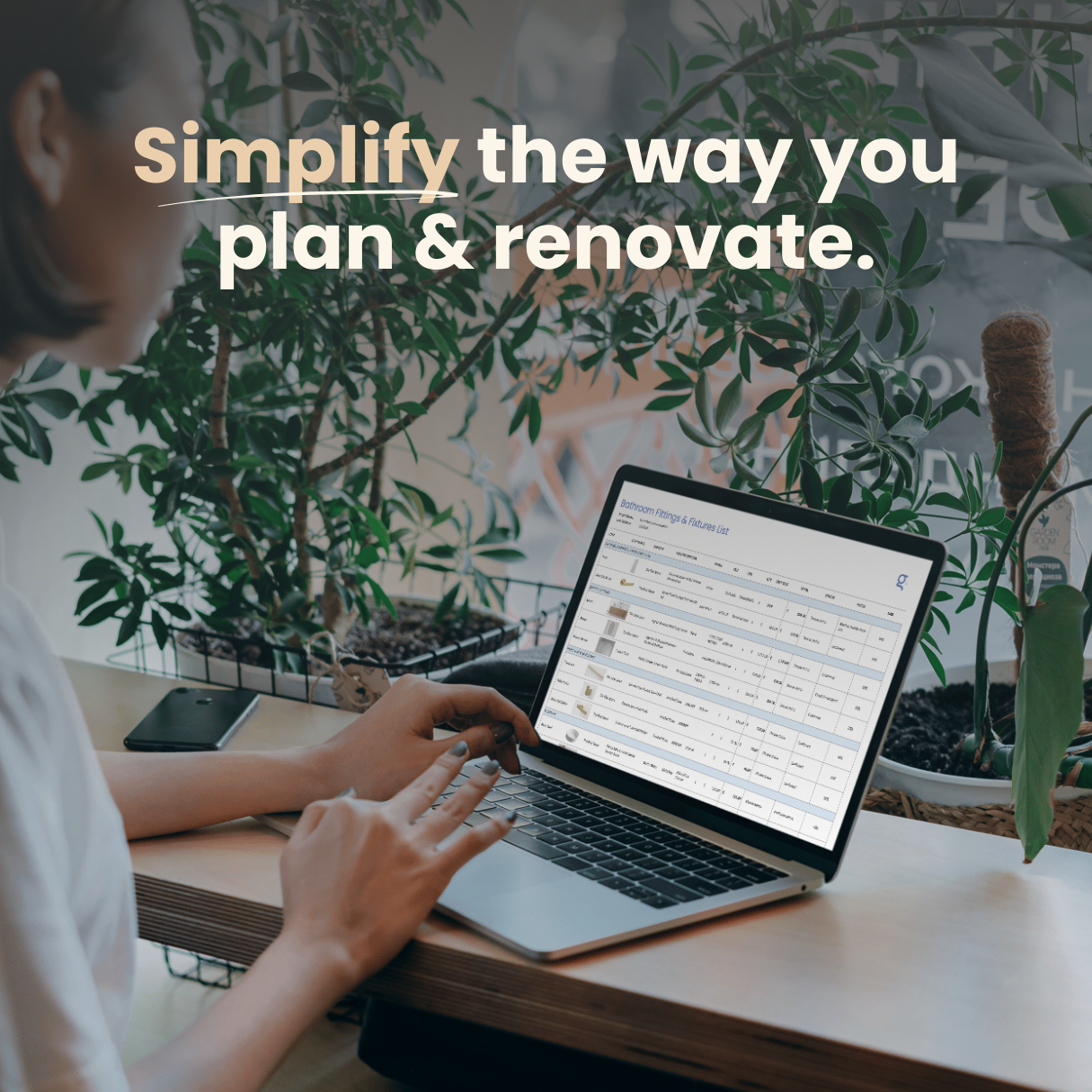 Bathroom Fixtures List Template (FF&E Schedule)