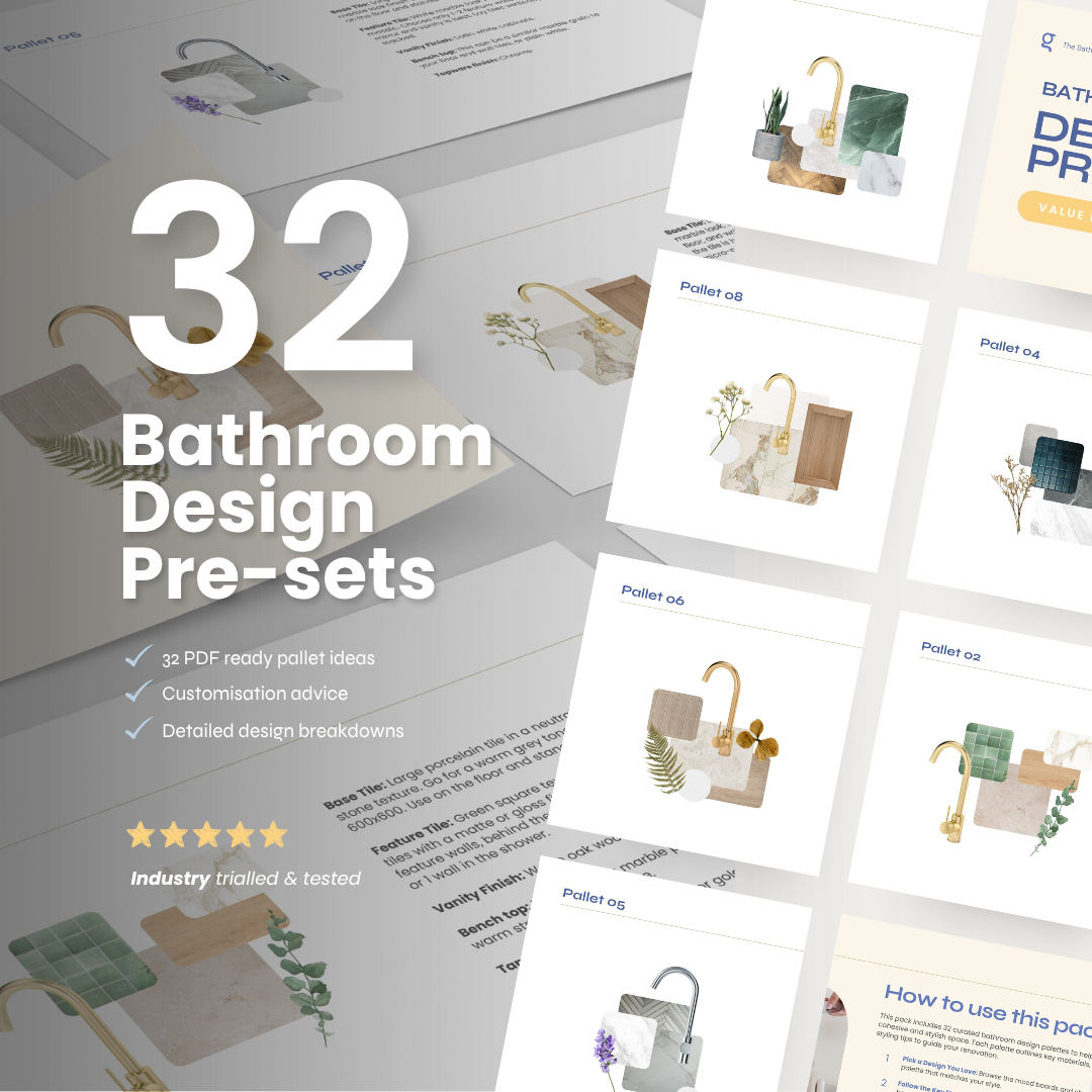 Bathroom Design Pre-sets (32 x Design Value Pack)