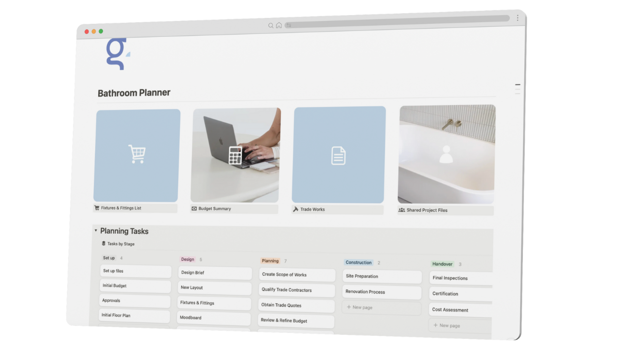 Bathroom Renovation Planner