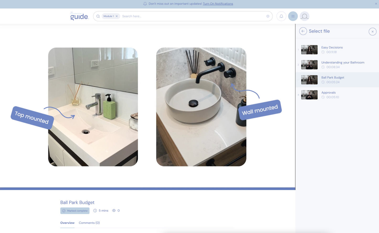Manage Your Own Bathroom - Online Course