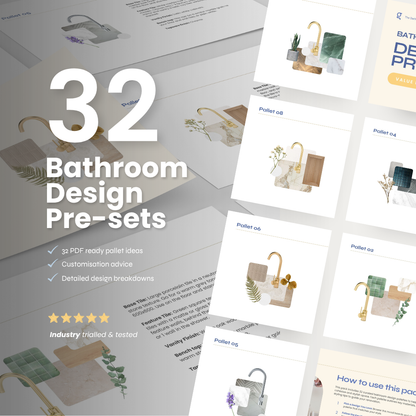 Bathroom Design Pre-sets (32 x Design Value Pack)