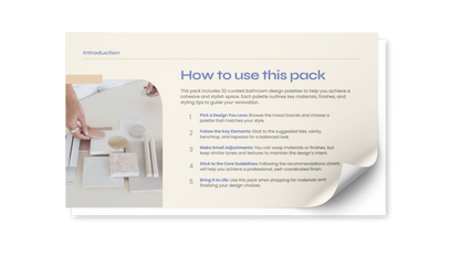 Bathroom Design Pre-sets (32 x Design Value Pack)