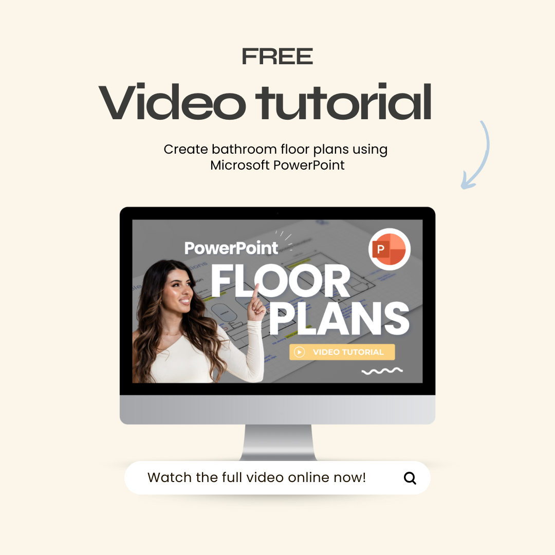 Bathroom Layout Template Pack