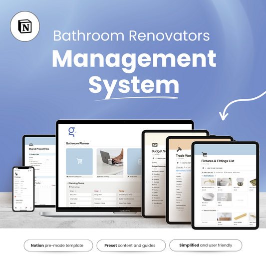 Bathroom Renovation Management System